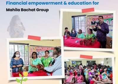 Financial Literacy Session for Mahila Bachat Gat, Malad West
